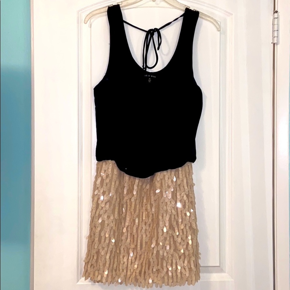 Sequin mini dress